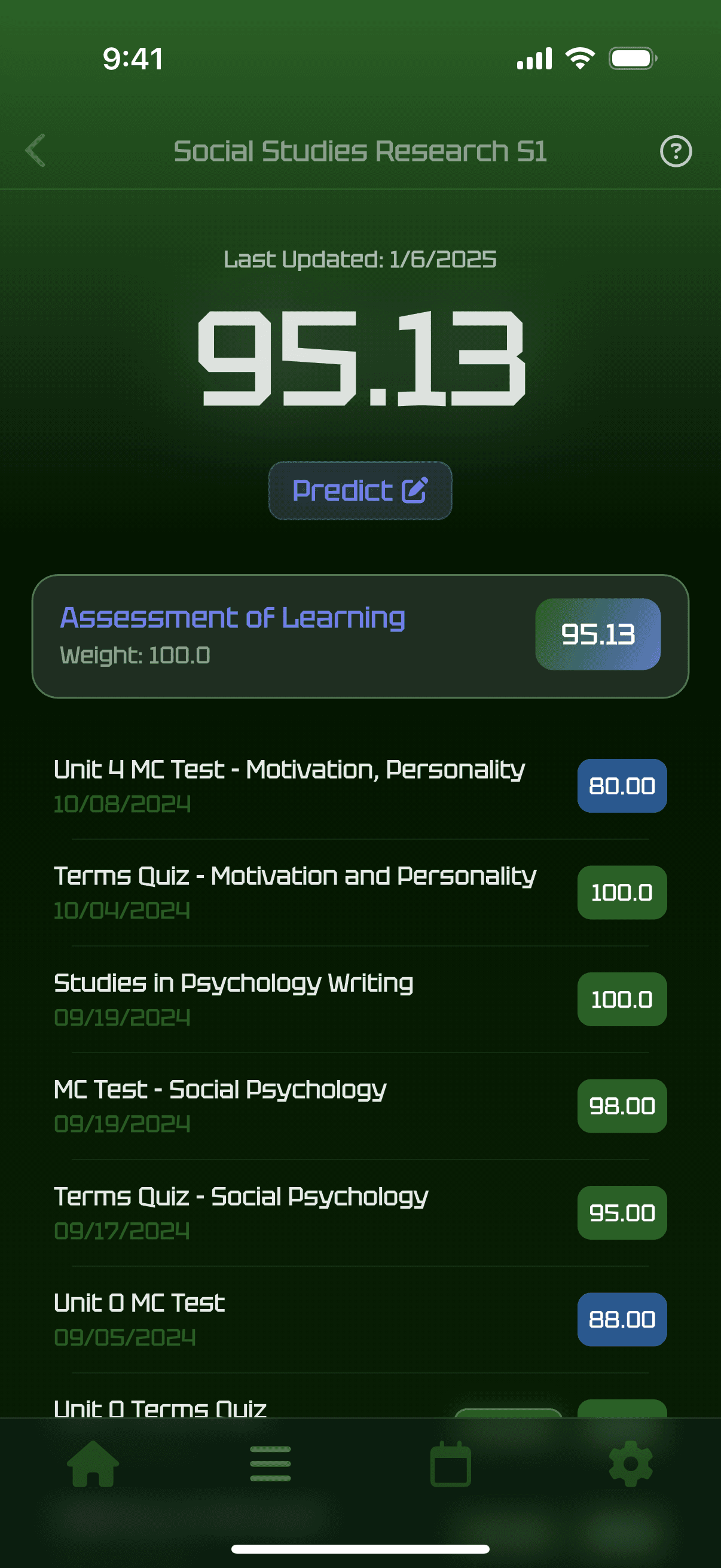 Grayd app screenshot IMG_8194.PNG - Academic companion app interface