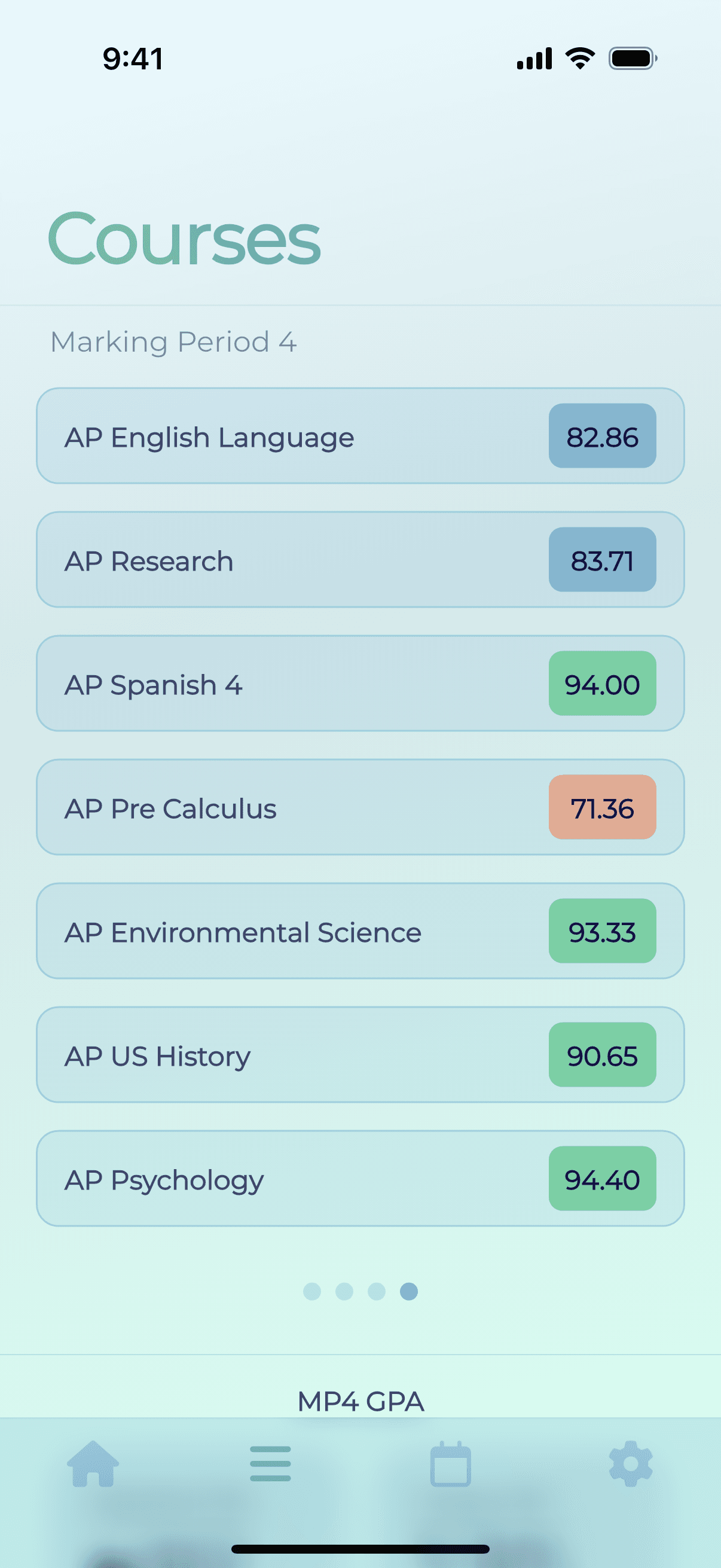 Grayd app screenshot IMG_8196.PNG - Academic companion app interface