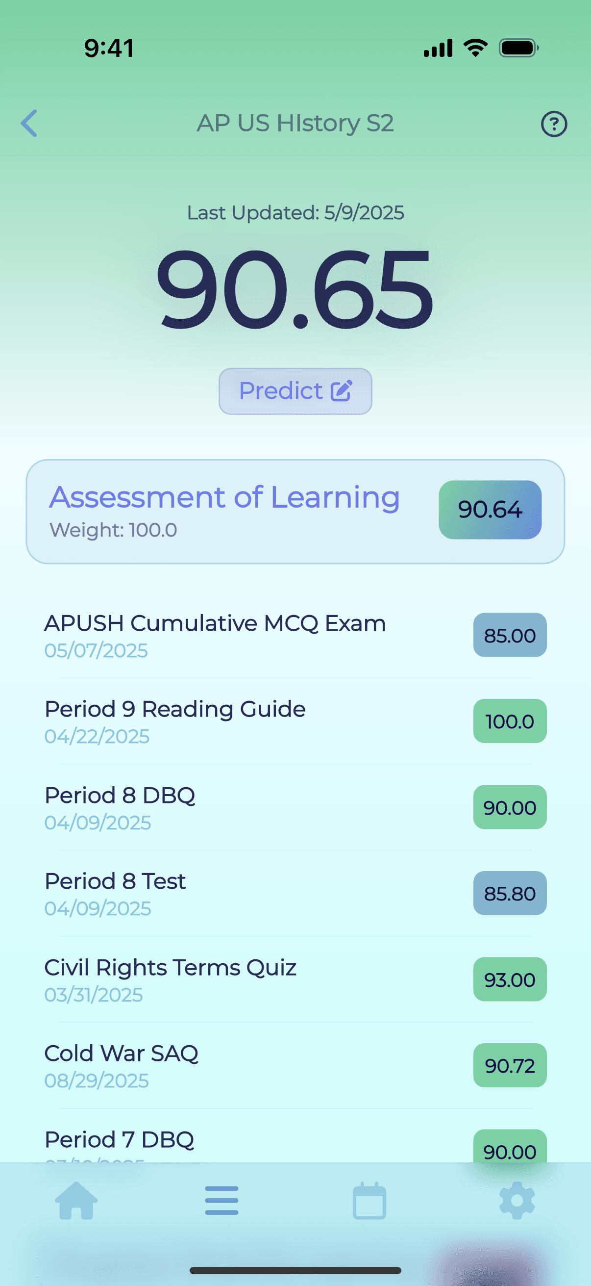 Grayd app screenshot IMG_8197.PNG - Academic companion app interface