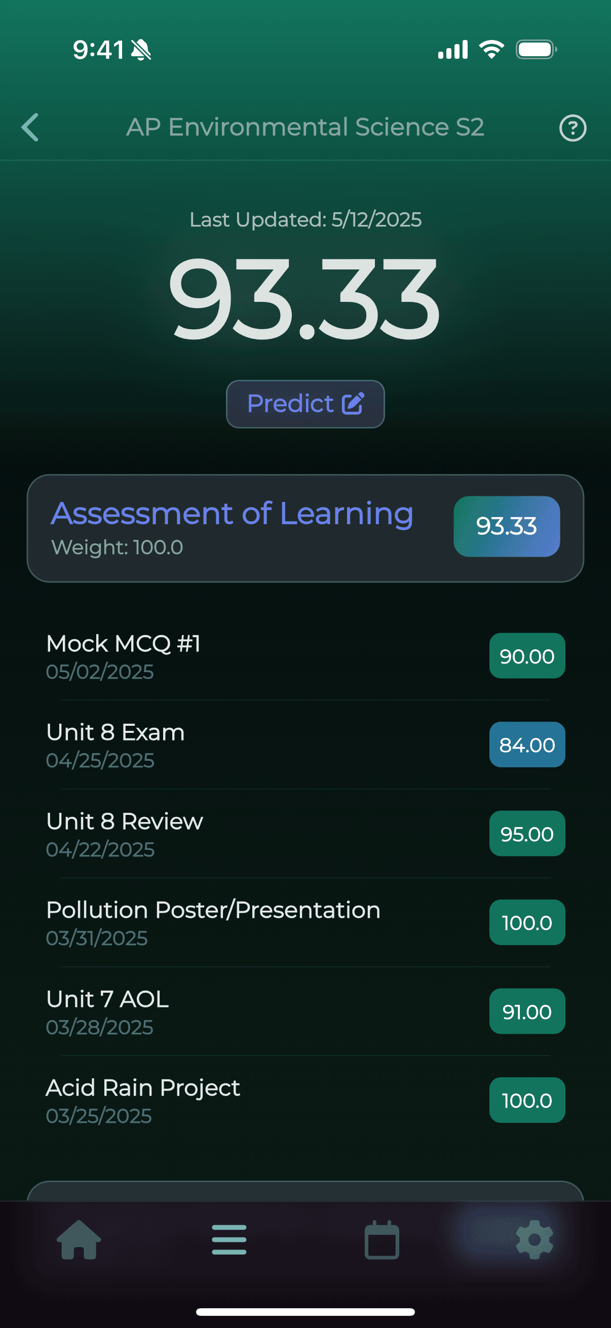 Grayd app screenshot IMG_8244.PNG - Academic companion app interface