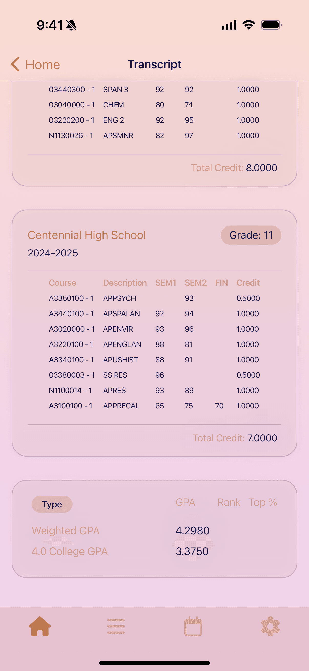 Grayd app screenshot IMG_8273.PNG - Academic companion app interface