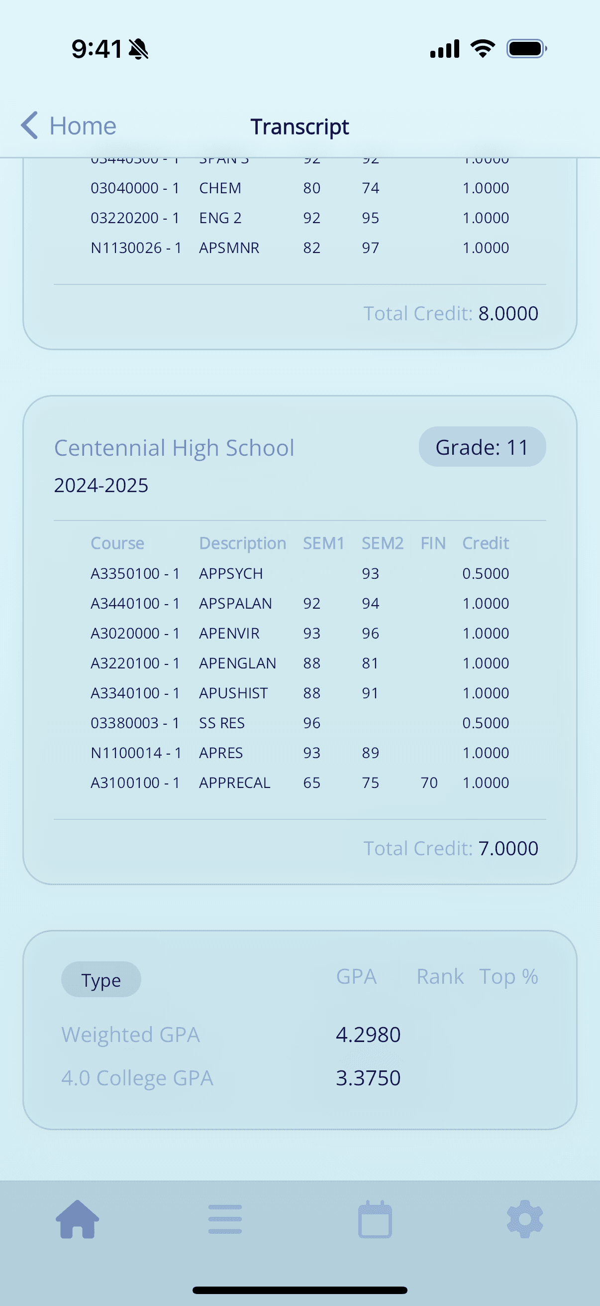 Grayd app screenshot IMG_8274.PNG - Academic companion app interface